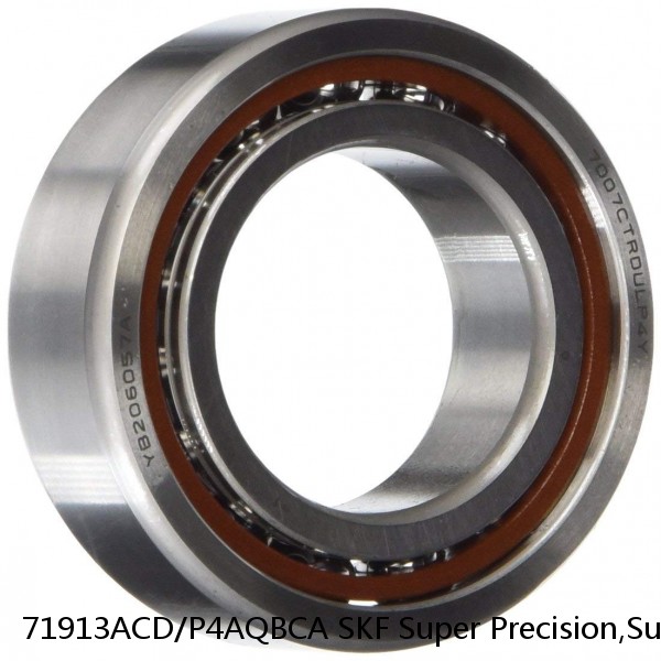 71913ACD/P4AQBCA SKF Super Precision,Super Precision Bearings,Super Precision Angular Contact,71900 Series,25 Degree Contact Angle #1 small image