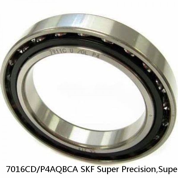7016CD/P4AQBCA SKF Super Precision,Super Precision Bearings,Super Precision Angular Contact,7000 Series,15 Degree Contact Angle #1 small image